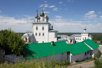 Fototapeta na wymiar the historic sights of the city Gorokhovets Russia