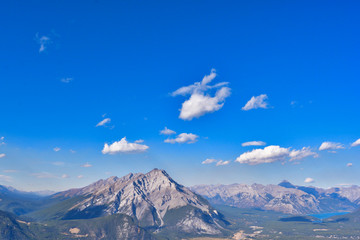 Obraz na płótnie Canvas view of canadian rocky mountains