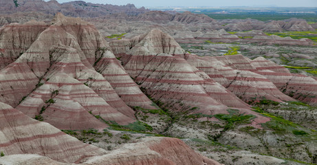Badlands National Park Mountain Formations