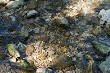 Stones in the water