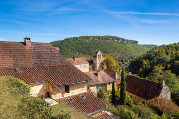 Eglise Saint-Michel-Archange in the village of Castelnaud-la-Chapelle, Dordogne, France