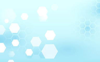 Abstract blue and white technology digital hi tech. Futuristic design. Science and medicine background