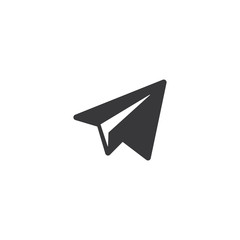 paper plane icon logo
