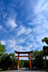 夏空と宇佐神宮