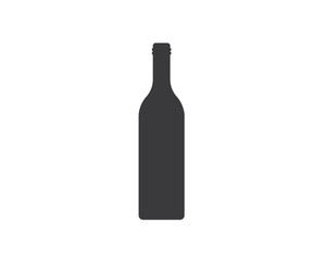 wine logo icon vector illustration design
