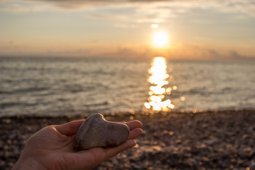 Summer evening on the Black sea