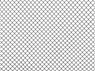 Fototapeta premium Grid metal chain-link. Vector background.cage.chain