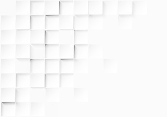 Abstract. Embossed paper square white Background ,light and shadow .Vector.