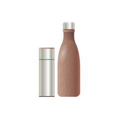 Stainless water bottle closed thermos drink containers