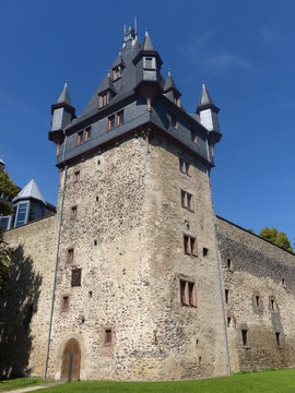 Kanzleiturm im Hochformat an Schloss Romrod / Hessen