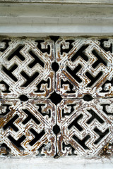 detail of an old door