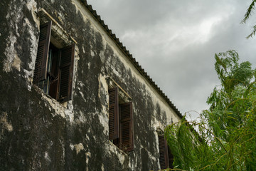 abandoned house