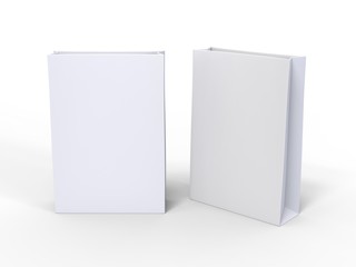 Blank template of shopping Paper Bag 3d illustration for branding design and mock up.