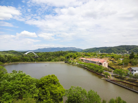 岐阜県土岐市の杉焼池,toki,gifu,japan,pond