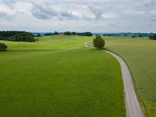 Allgäu Wolfegg Kirche von oben