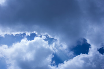 sky and clouds, sun light abstract background, blue sky and clouds abstract