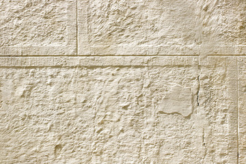 Ancient, abstract, ancient background of beige plaster, cement, gypsum.