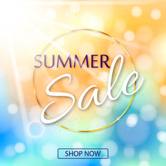 Sale banner design. Vector illustration