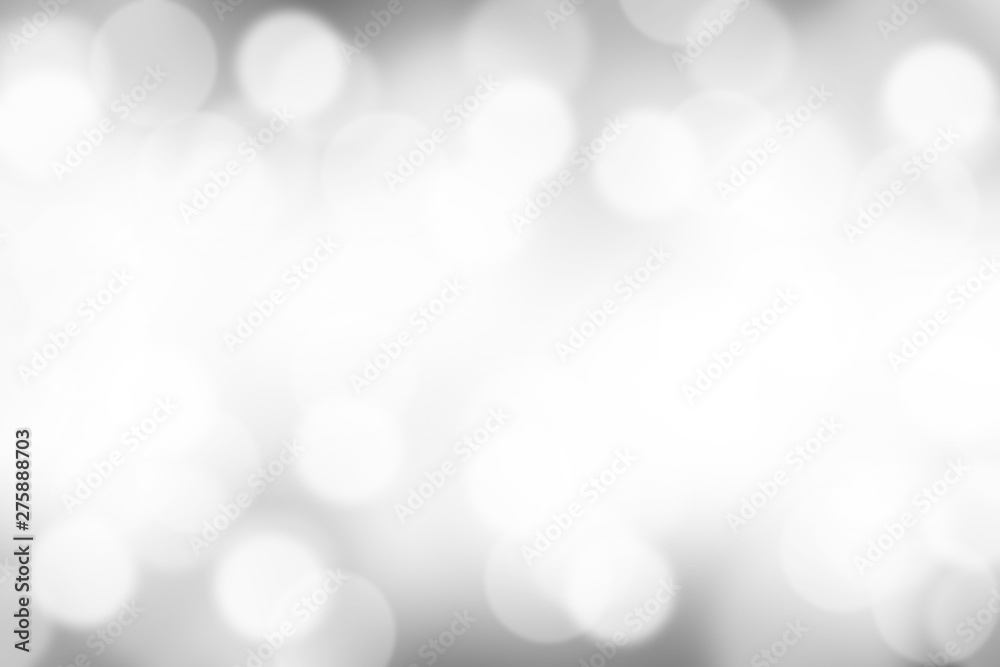 Wall mural gray blurred with bokeh abstract background