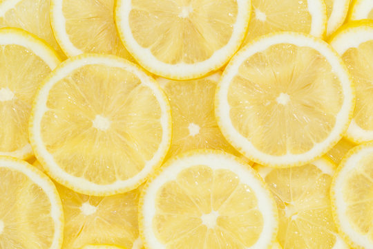 Lemons citrus fruits lemon collection food background fresh fruit