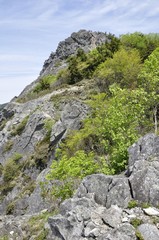 乾徳山岩峰