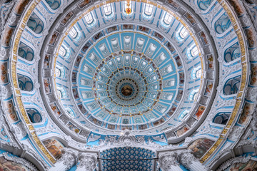 Interior of the resurrection Cathedral in New Jerusalem on Istra.