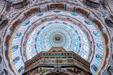 Obraz premium Interior of the resurrection Cathedral in New Jerusalem on Istra.