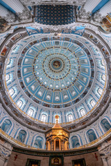 Fototapeta premium Interior of the resurrection Cathedral in New Jerusalem on Istra.