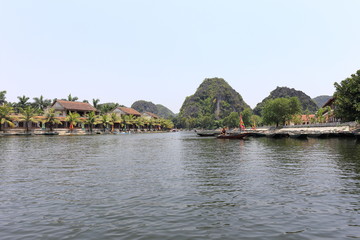 Tam coc valley in Ninh Binh, vietnam