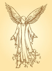 Angel Sketch God's Messenger