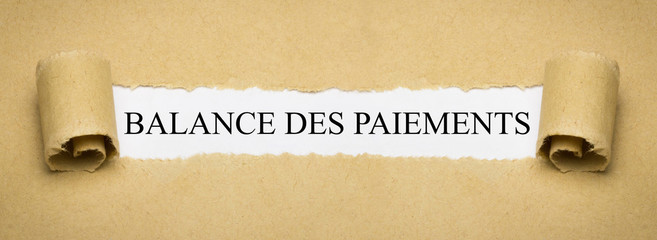 Balance des paiements
