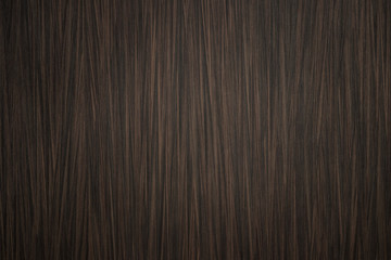 Wood plank dark brown texture background.