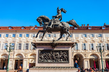 Piazza San Carlo Square Turin