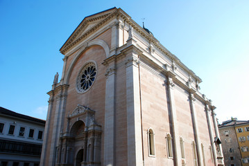 Fototapeta na wymiar Church of Santa Maria Maggiore, Trento, Italy