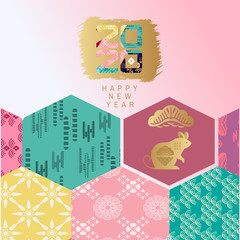 Obraz premium 2020 Japanese new year14