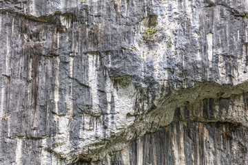 Rock formation in the mountains as a background