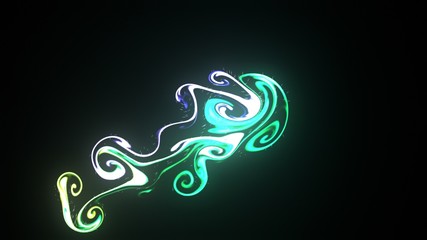 Magic space texture, pattern, looks like colorful smoke and fire