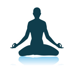 Lotus Pose Icon