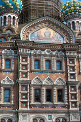 Fototapeta na wymiar Cathedral of the Resurrection of Christ in Petersburg