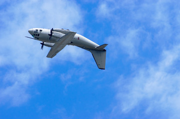 Alenia C-27J make a looping at an airshow