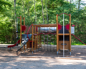 Fototapeta na wymiar Outdoor play area for children