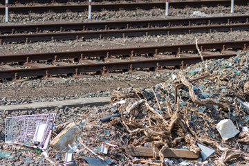 Marode Bahngleise müssen dringend erneuert werden um zukunftssicher den Bahnverkehr, Personenverkehr und Güterverkehr zu ermöglichen