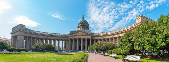 Kazan Cathedral in the city of St. Petersburg.