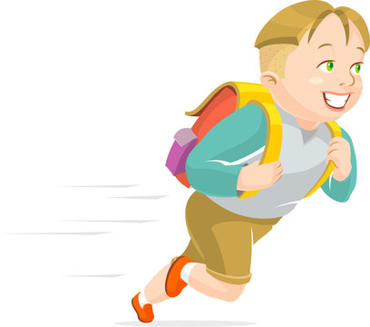 recommend clip art: Back to School Boy Rushing, 80's style fashion