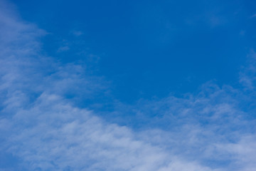 blue sky with white clouds