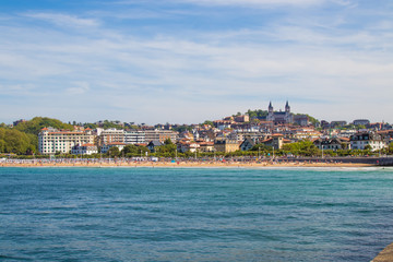 landscape of san sebastian, spain