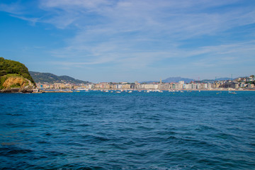 landscape of san sebastian, spain