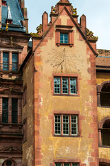 Fototapeta na wymiar HEIDELBERG, Interior courtyard of the castle