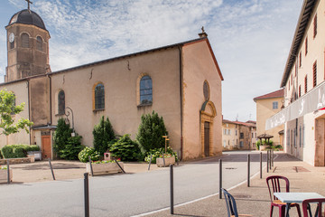 Saint Lager, a village in the Beaujolais region of France
