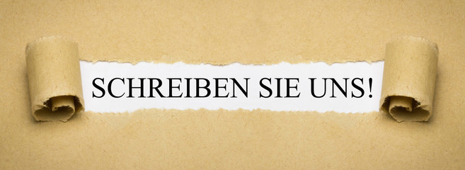 Schreiben Sie uns!